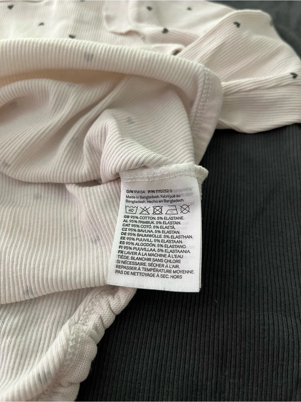H&M Long-Sleeve Baby Bodysuit Duo